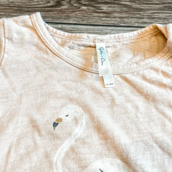 Rylee + Cru Flamingo Print Shirt and Matching Bloomers Size 12-18M - Picture 4 of 5